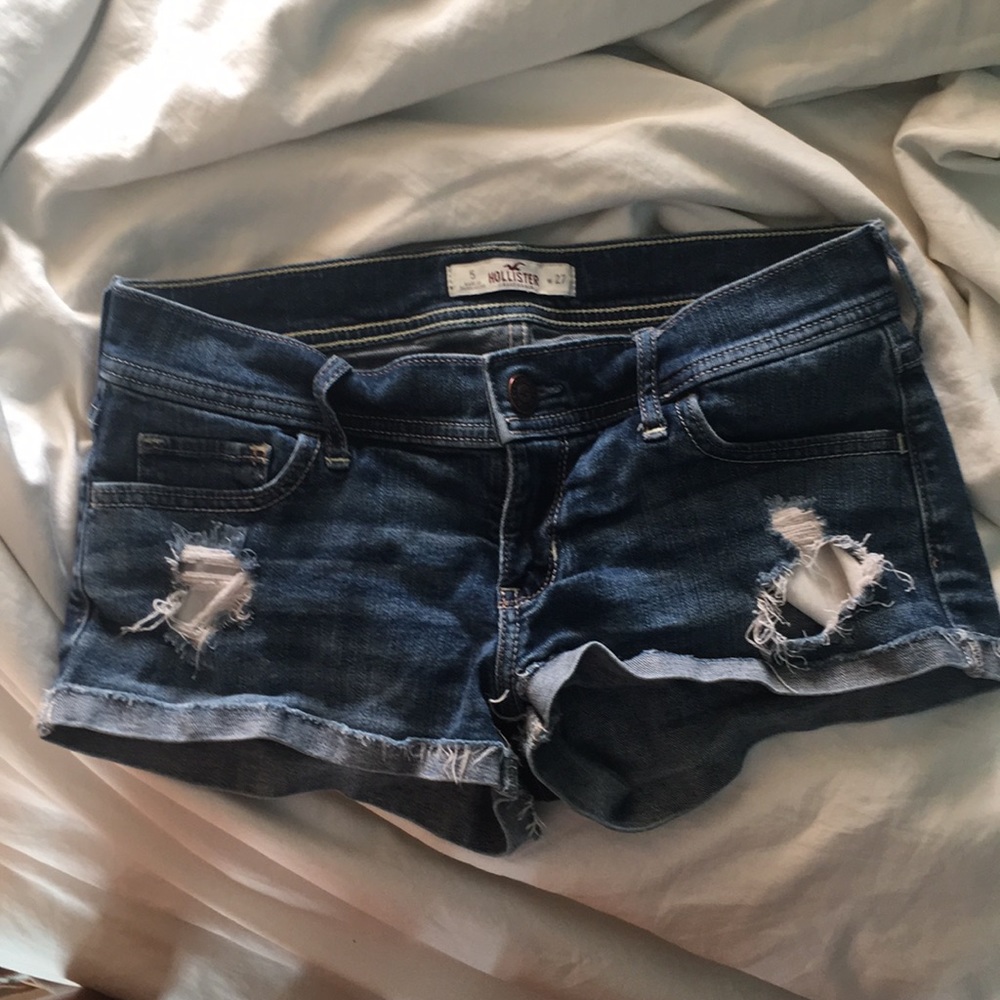 Hollister denim shorts